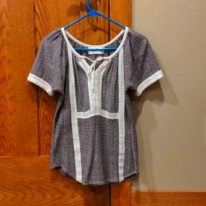 Boho short sleeve sweater..shirt.